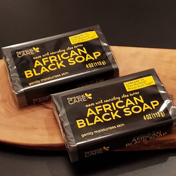 LOT OF 2! African Black Soaps made with Nourishing Shea Butter Bundle NEW IN BOX - Picture 4 of 5